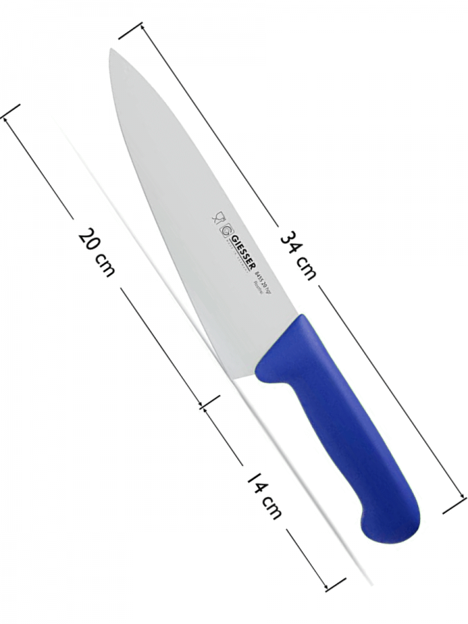 Нож поварской шеф Giesser 8455-20 см лезвие