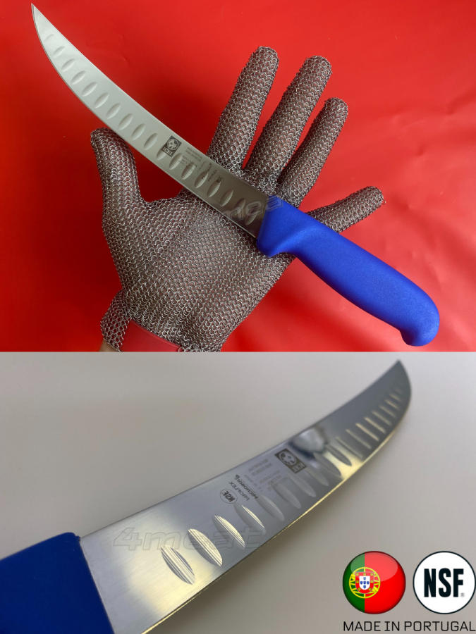 Нож мясника ICEL 3552-20 лезвие с выемками Proflex