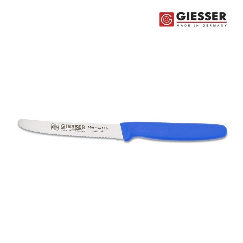 Нож для нарезки продуктов Giesser 8365-11 синий лезвие серрейтор wsp