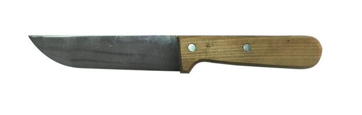 Нож разделочный/для отделения кишок от брызжейки Я2-ФИН-8, лезвие 15 см