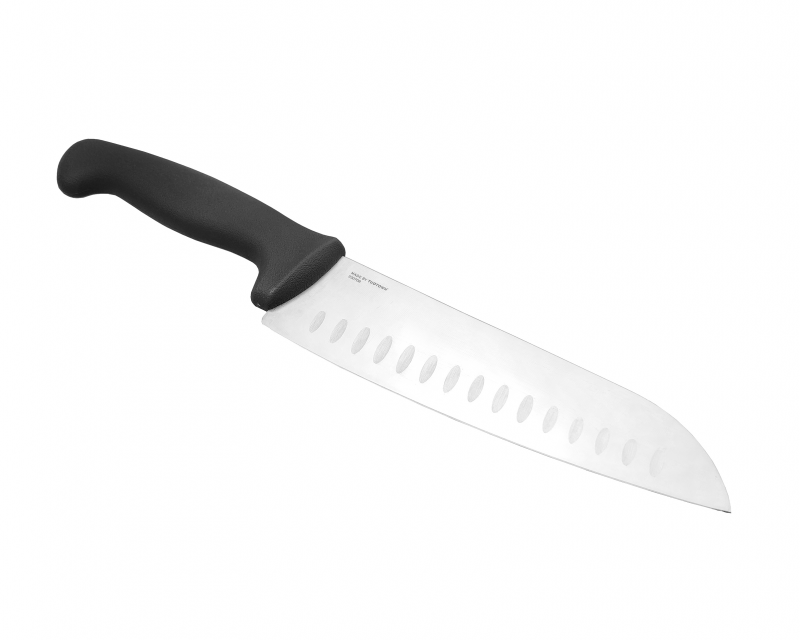 Нож-сантоку TuoTown 230708, лезвие 18 см с выемками