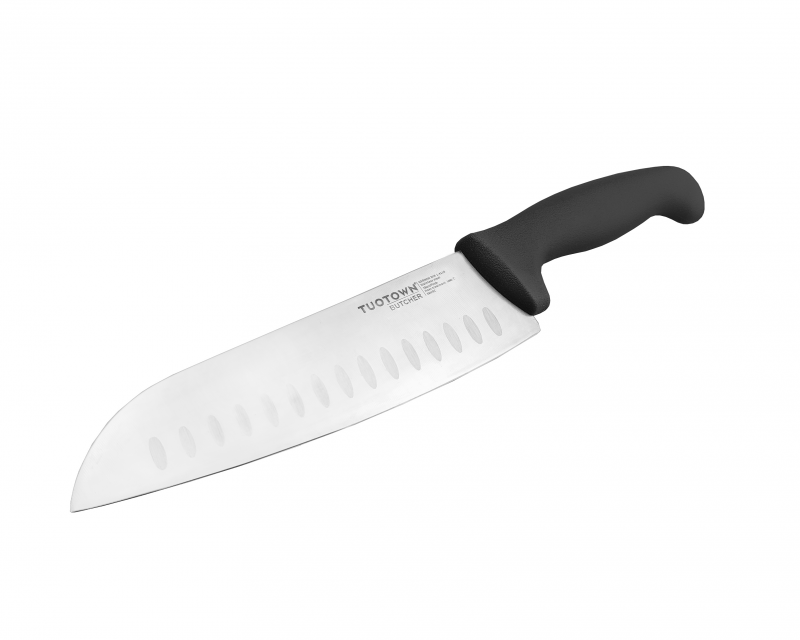 Нож-сантоку TuoTown 230708, лезвие 18 см с выемками