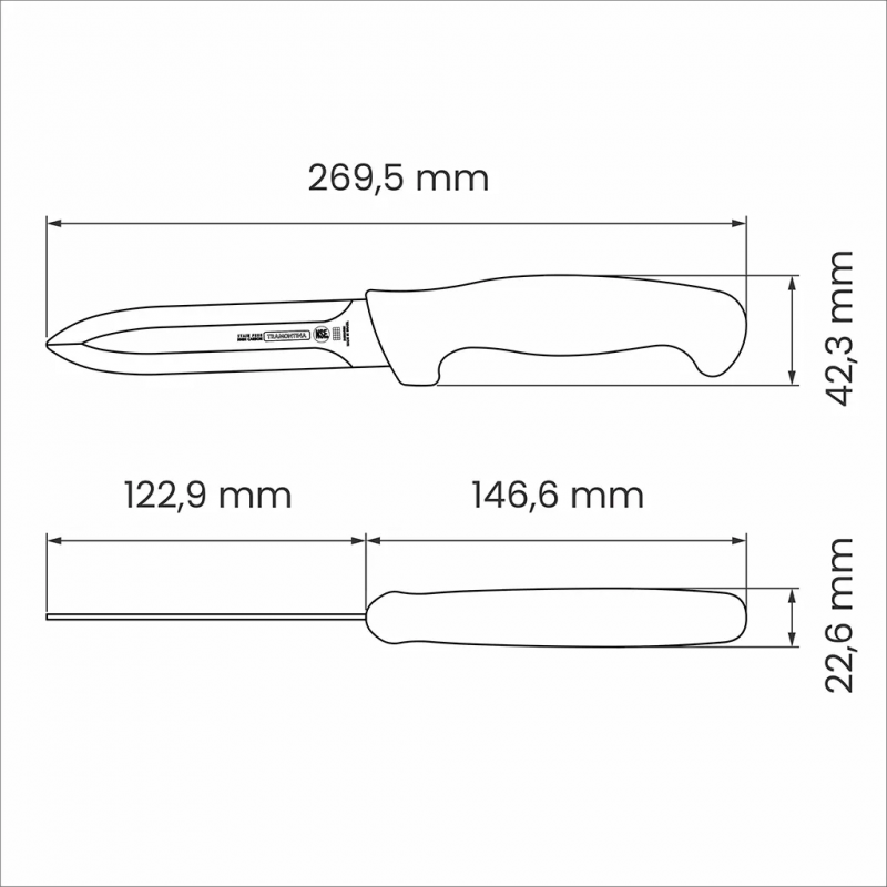 Нож разделочный TRAMONTINA Professional Master 24600/085, 13 см