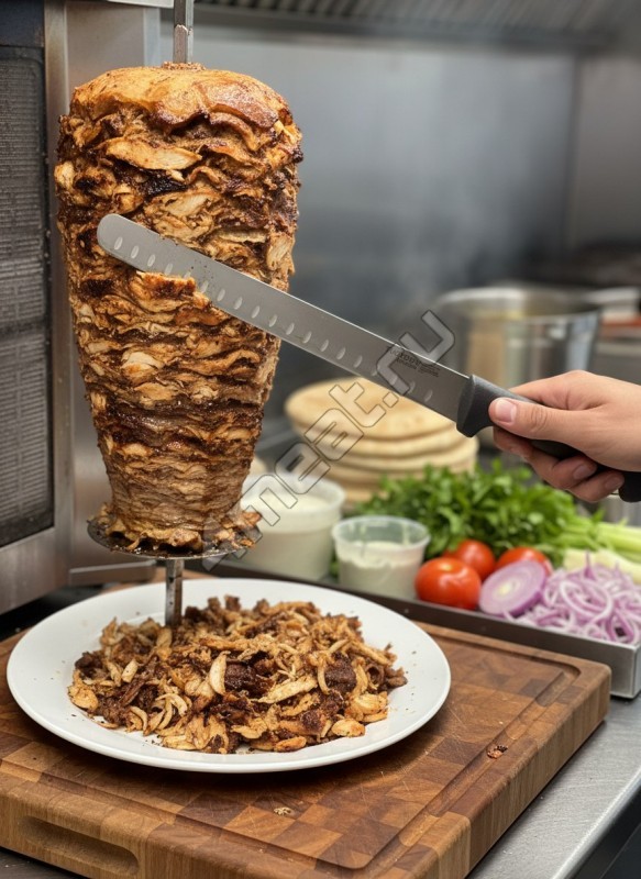 Нож для нарезки гастрономических продуктов TuoTown 231203, лезвие 30 см