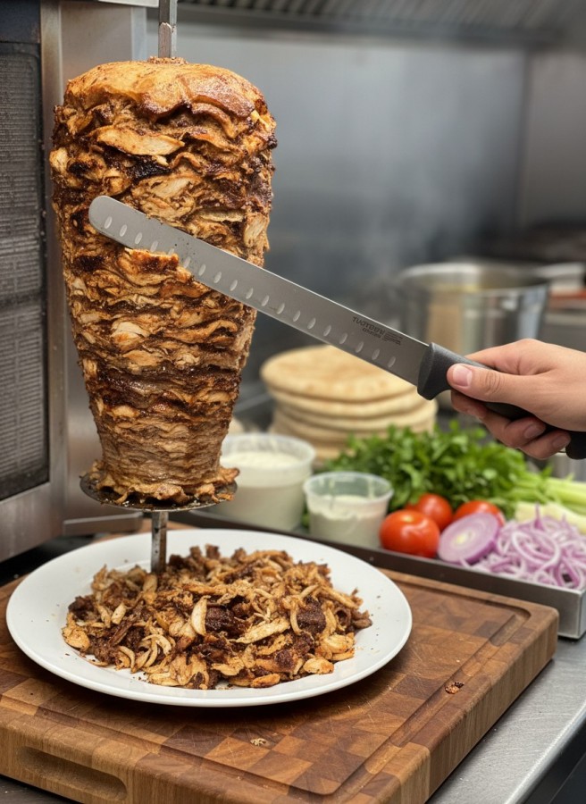 Нож для нарезки гастрономических продуктов TuoTown 231203, лезвие 30 см